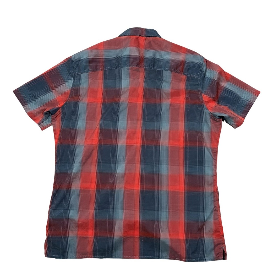 Kuhl Response Shirt Mens Large Plaid Lightweight Short Sleeve Button Up Hiking - Picture 9 of 13